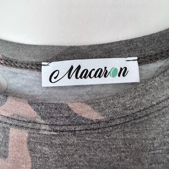 Camouflage/Animal Print Cold Shoulder Top NWOT - Picture 3 of 6